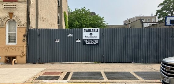 92 Harrison Place, East Williamsburg: 2,500 SF Vacant Land: M1 Zoning