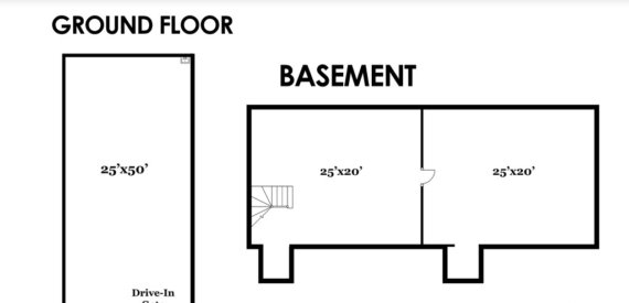 82 North 3rd Street, Williamsburg: 1,250 SF Retail Space with 1,000 SF Basement