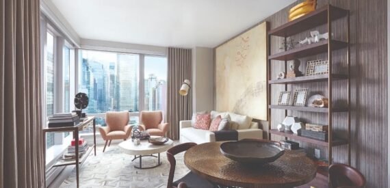 NO FEE! 51st Floor 1BR unit facing East in Full Amenity Building!