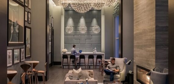 NO FEE! 51st Floor 1BR unit facing East in Full Amenity Building!
