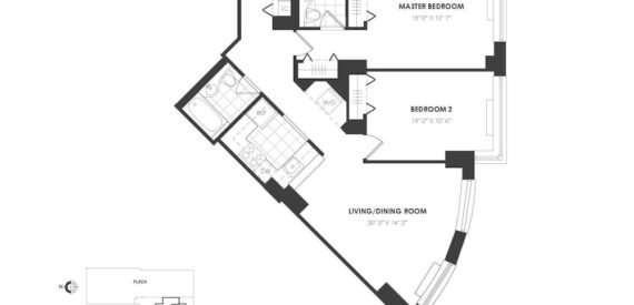 NO FEE! 2BR/ 2Bath- Prime Chelsea Location