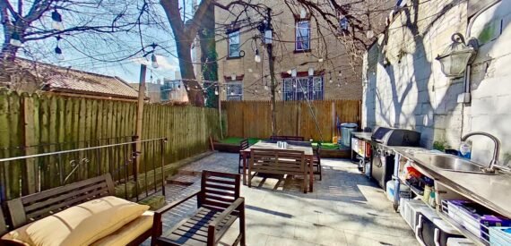 STUNNING APT# 2BR’s /2Baths with Private Garden
