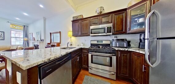 STUNNING APT# 2BR’s /2Baths with Private Garden