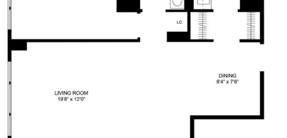 NO FEE! VERY LARGE 1BR (FLEX 2) Kips Bay!