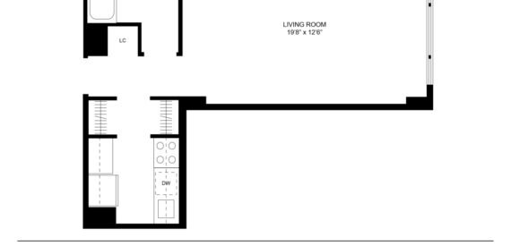 NO Fee! Sunny &amp; Newly Renovated Studio
