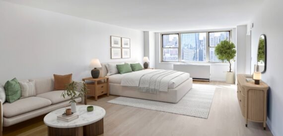 NO Fee! Sunny &amp; Newly Renovated Studio