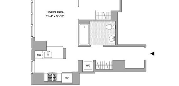 NO FEE! Large 1br with NW Exposure Prospect Park