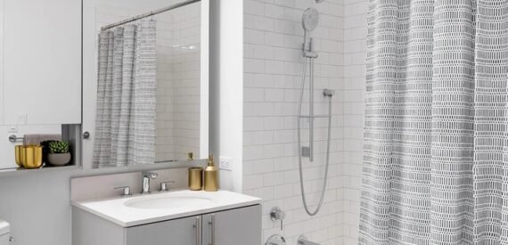 NO FEE! Large Alcove Studio with W/D in unit in Luxury Building!