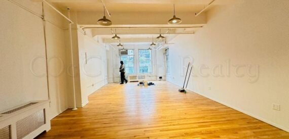 Bright Office Space with High Ceilings and Hardwood Floors (Midtown West)