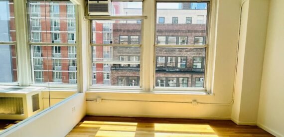 Long Wall-of-Windows, Glass Office, Beautiful Commercial Loft (Midtown West)