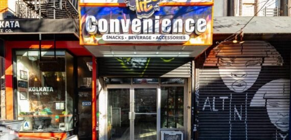 Retail space with basement, Can vent, convenience store at E 3rd st (East Village)