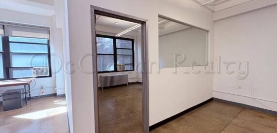 Bright Sunny South West Corner Lofty Office Space Private Office (Midtown West)