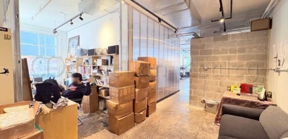3 Exposures/Windows Creative Loft Office Space Full Kitchen Photograph (Chelsea)