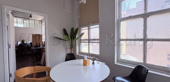 3 Exposures/Windows Creative Loft Office Space Full Kitchen Photograph (Chelsea)