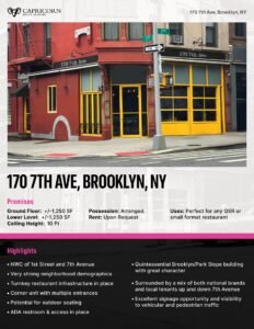 Park Slope Restaurant Space