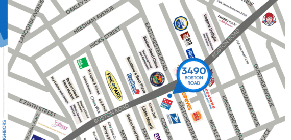 Retail Space for Lease on Boston Road &#8211; 2,500 to 7,500 SF