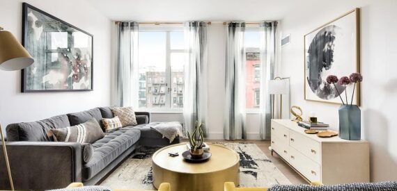 NO FEE! Unique 3BR/ 3Bath with W/D in the Unit &amp; HUGE Windows!