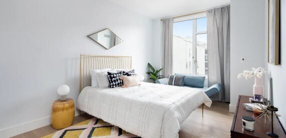 NO FEE! Unique 3BR/ 3Bath with W/D in the Unit &amp; HUGE Windows!