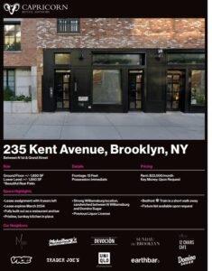 Williamsburg Restaurant for Sale