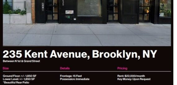 Williamsburg Restaurant for Sale