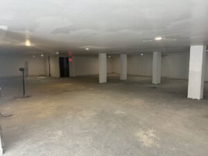 Private 2500SF Parking Garage w/Bathroom and Storage Area