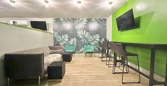 Sleek 2BR w/ Balcony &amp; Amenities Galore in the Heart of PLG! No Fee!