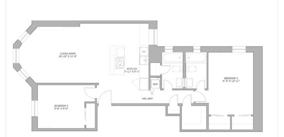 Modern 2BR/2BA in Clinton Hill | In-Unit Laundry + Pet Friendly Garden Courtyard Oasis!