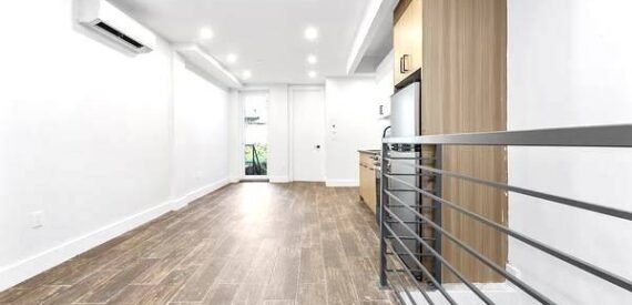 Spacious Duplex in Ridgewood with private garden – No Fee,