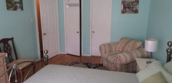 Furnished Room For Rent with Half Bathroom