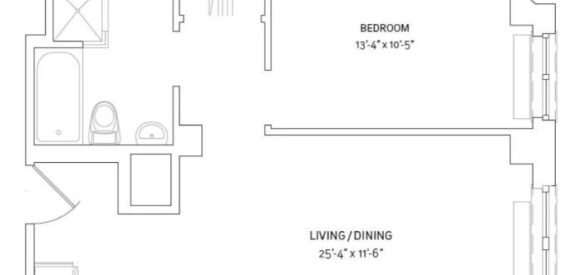 Amazing 1 bed on West 91st Street in Upper West Side