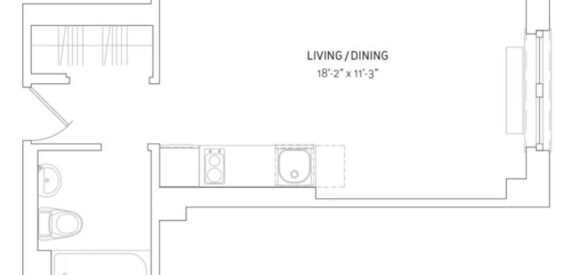 Amazing open layout on West 91st Street in Upper West Side