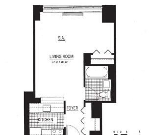 Amazing open layout on West 43rd Street in Hell&#8217;s Kitchen