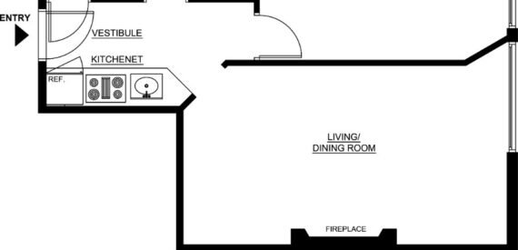 Amazing 1 bedroom (flex 2 bedroom) apartment on Madison Avenue in Midtown South