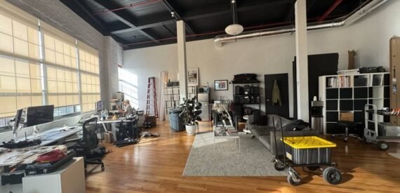 Spacious Commercial Loft with Large Windows in Prime Bushwick Location – 900 Sq Ft