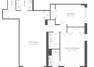 Amazing 2 bed on West 90th Street in Upper West Side