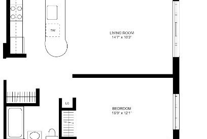 Amazing 1 bed on Worth Street in Tribeca