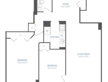 Amazing 2 bed on West 90th Street in Upper West Side