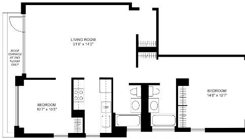 Amazing 2 bed on West 30th Street in Hudson Yards