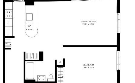 Amazing 1 bed on Worth Street in Tribeca