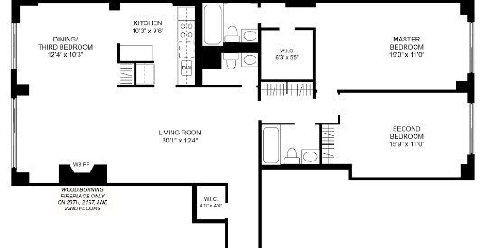 Amazing 3 bed on West End Avenue in upper west side