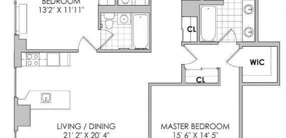 Amazing 2 bed on West 42nd Street in Hell’s Kitchen