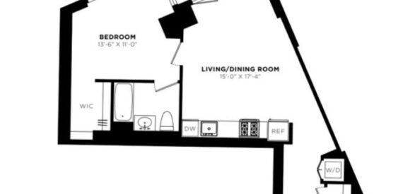 Amazing 1 bed on West 57th Street in Hell&#8217;s Kitchen