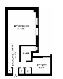 Amazing studio on West End Avenue in upper west side