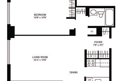 Amazing 1 bed on West 55th Street in Midtown