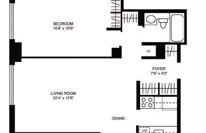 Amazing 1 bed on West 55th Street in Midtown