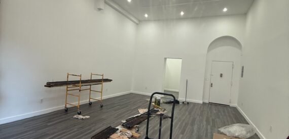 Prime 1,500 SF Retail Loft on Broadway with Soaring Ceilings &amp; Huge Windows