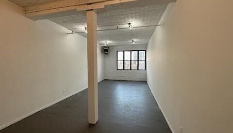 Spacious Industrial Loft Office in Prime Bushwick – 700 Sq Ft, Customizable Space