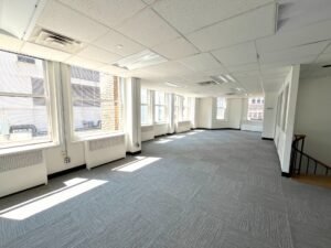 Full floor presence! Great natural light