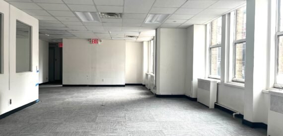 Full floor presence! Great natural light