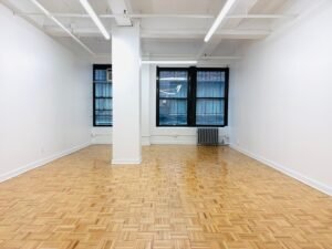 Private open layout office space